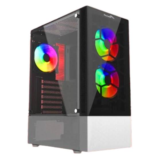 Thunder X Star TGC-621 ATX Gaming Case – 3 ARGB Fans (Black / White)